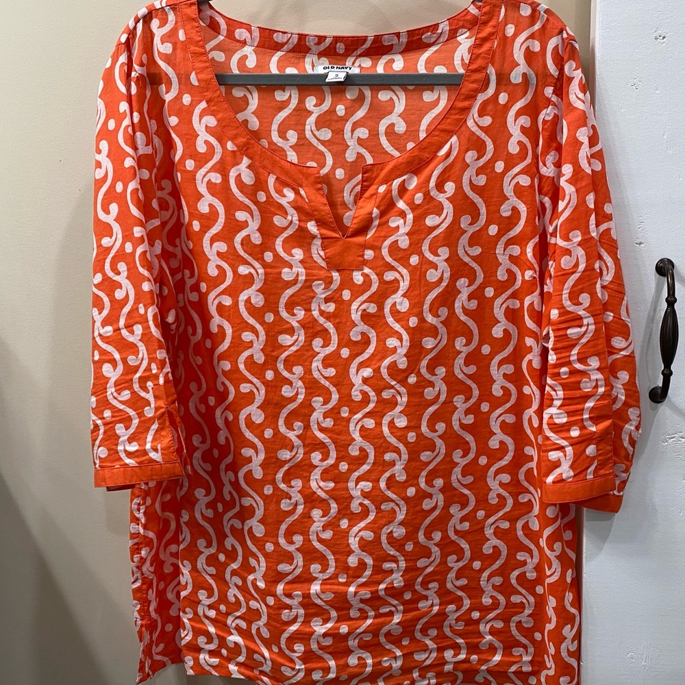 Old Navy 3/4 sleeve popover